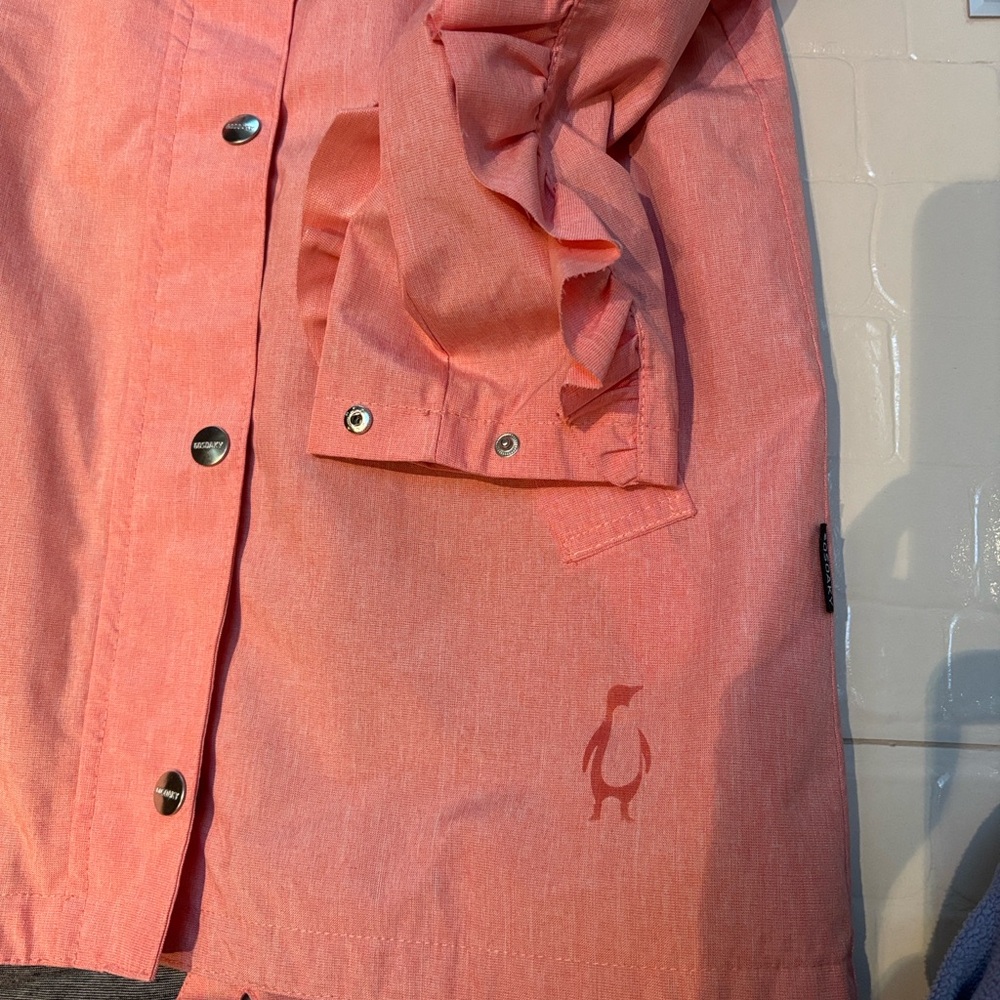 US 9-10 Gosoaky Ruffled Outproof Jacket - Picture 4 of 9
